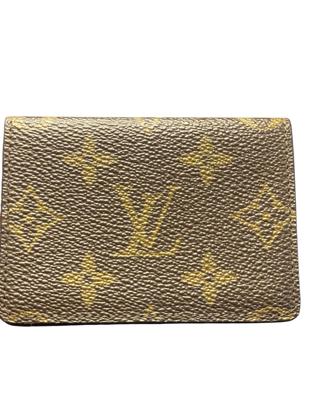 Louis Vuitton Monogram Bundle: Pochette Cles Key Pouch & Vintage Pass ID Holder - Picture 4 of 11